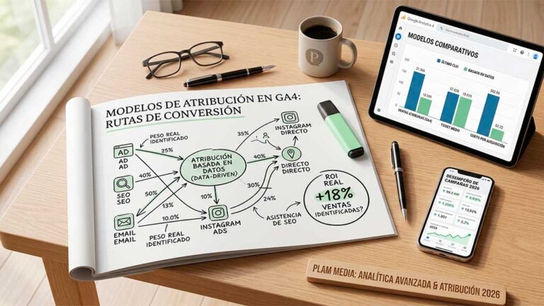 Modelos de atribución en ga4